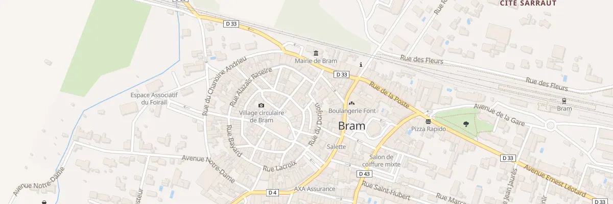 Plan du 3 Rue Louis XIII à Bram