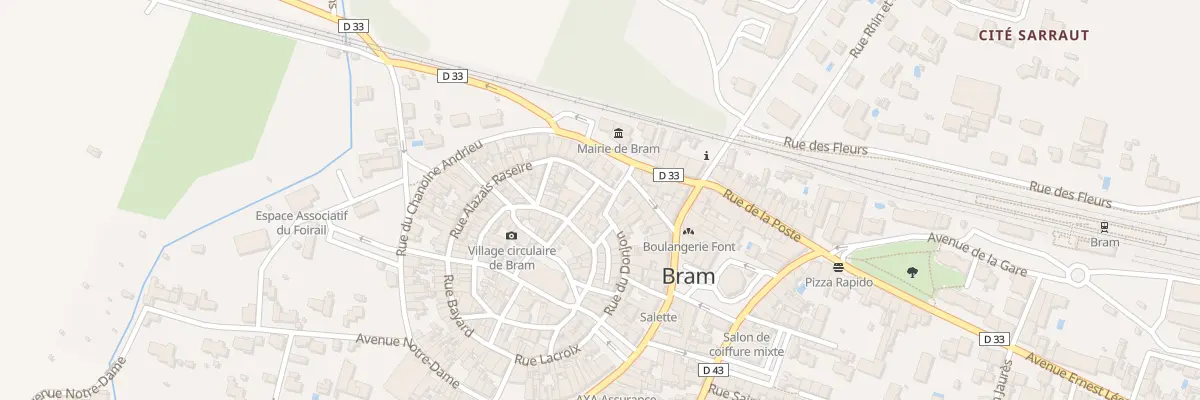Plan du 9 Rue Louis XIII à Bram