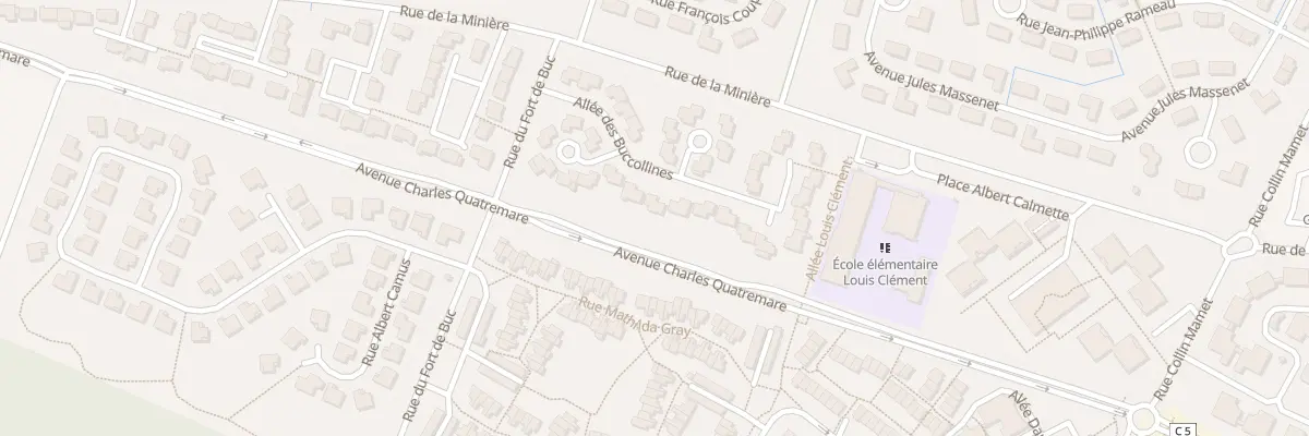 Plan du 18 All des Buccollines à Buc