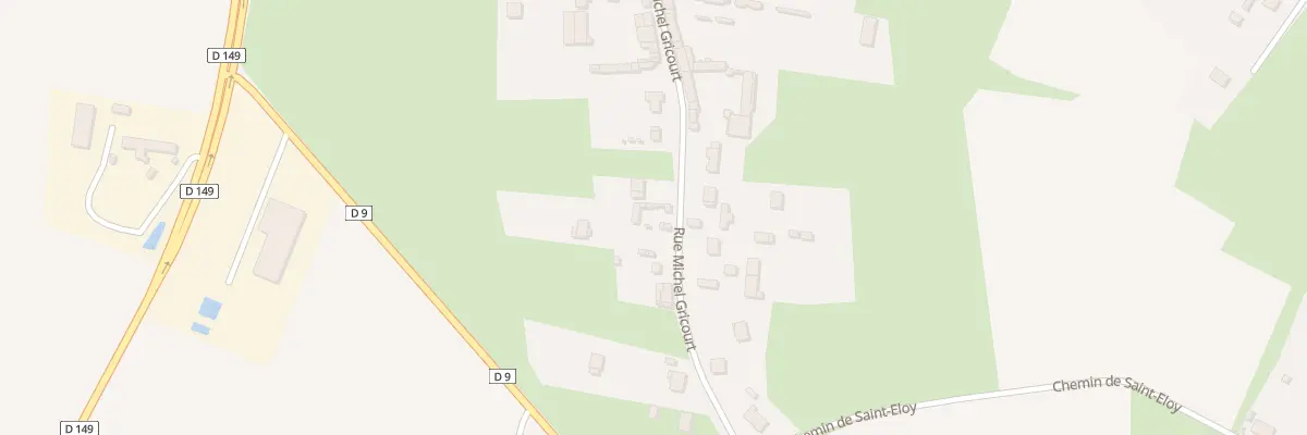 Plan du 38 Rue Michel Gricourt à Auchy-la-Montagne