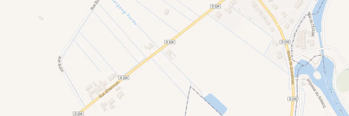 Plan du 2576 Rue d’Hennuin à Audruicq