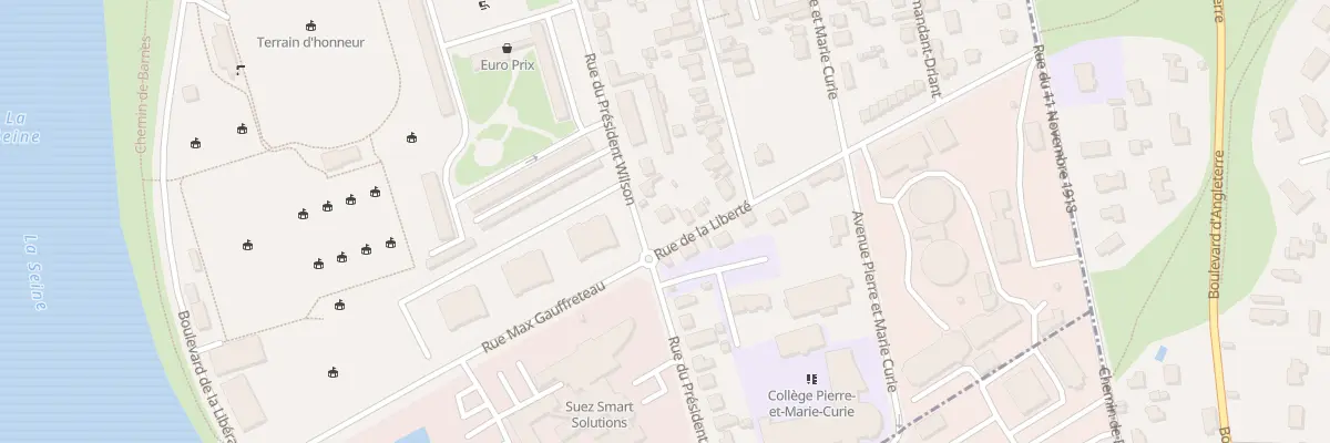 Plan du 61 Rue du Président Wilson au Pecq