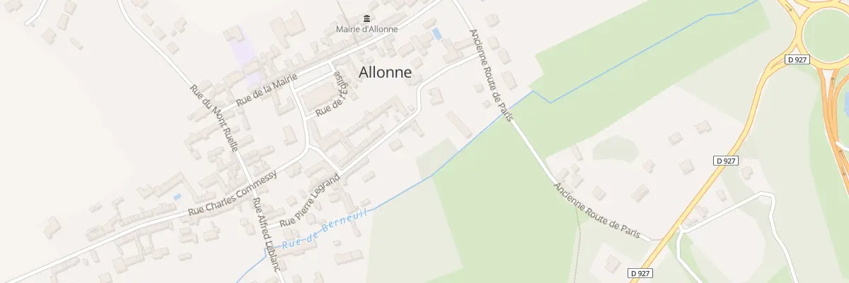 Plan du 14 Rue Pierre Legrand à Allonne