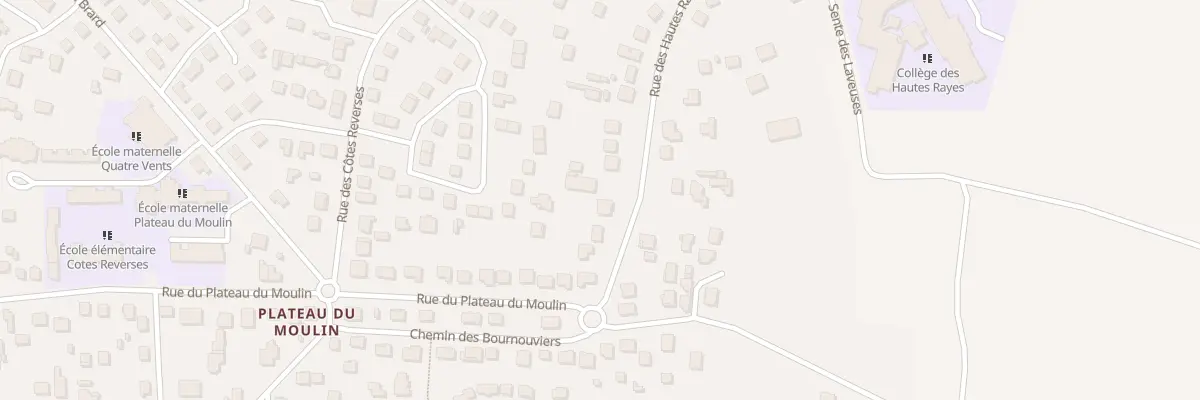 Plan du 13 Rue des Hautes Rayes à Conflans-Sainte-Honorine