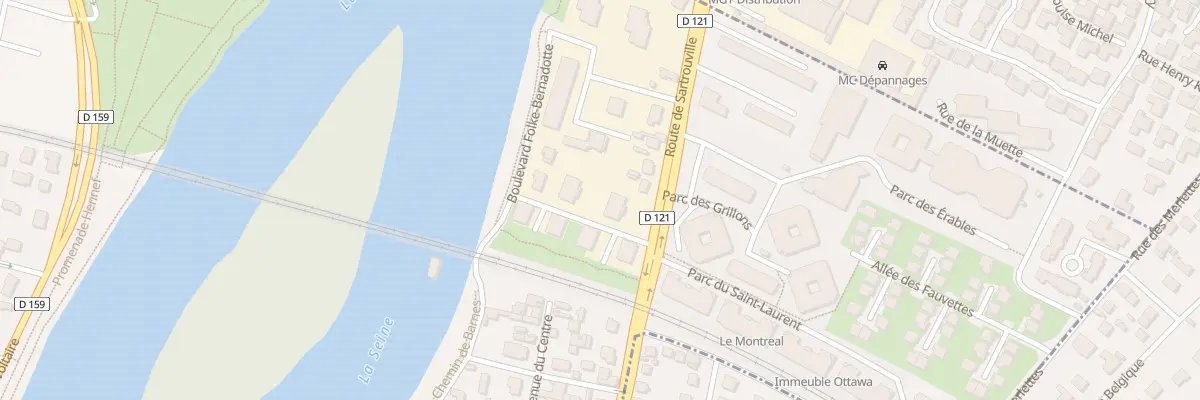 Plan du 69 Rte de Sartrouville au Pecq