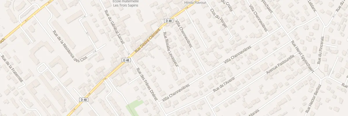 Plan du 1 Rue Rosalie Levasseur à Conflans-Sainte-Honorine