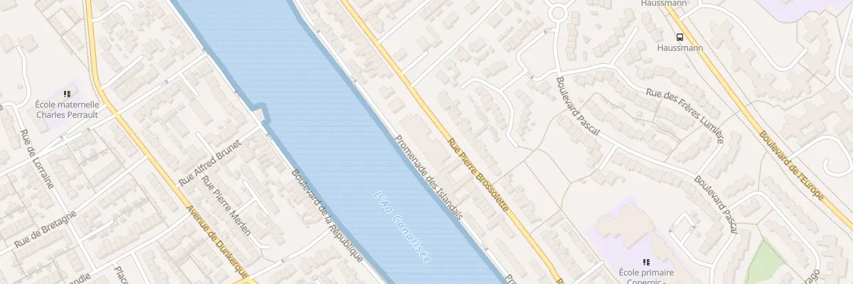 Plan du 90T Rue Pierre Brossolette à Gravelines