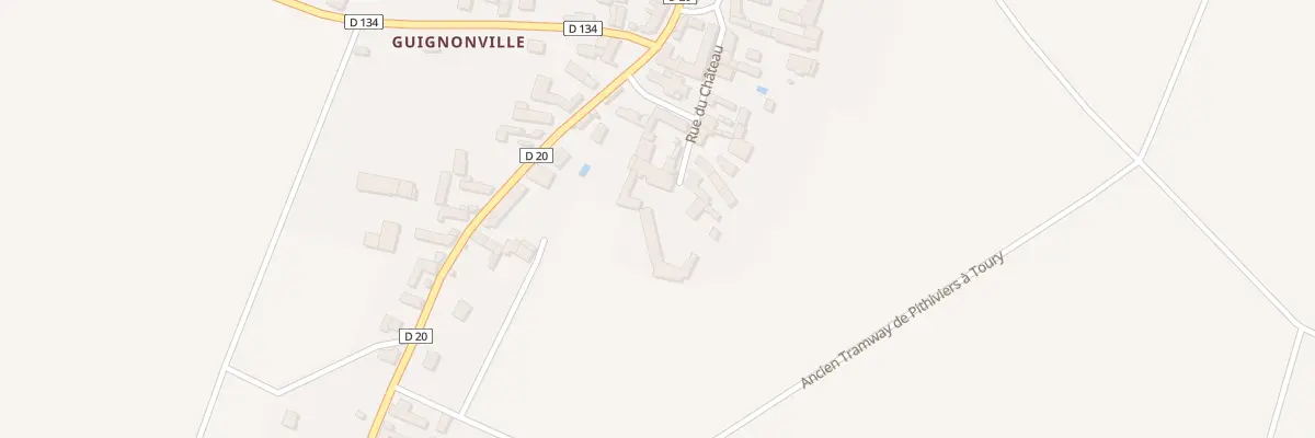 Plan du 13 Rue du Château à Greneville-en-Beauce