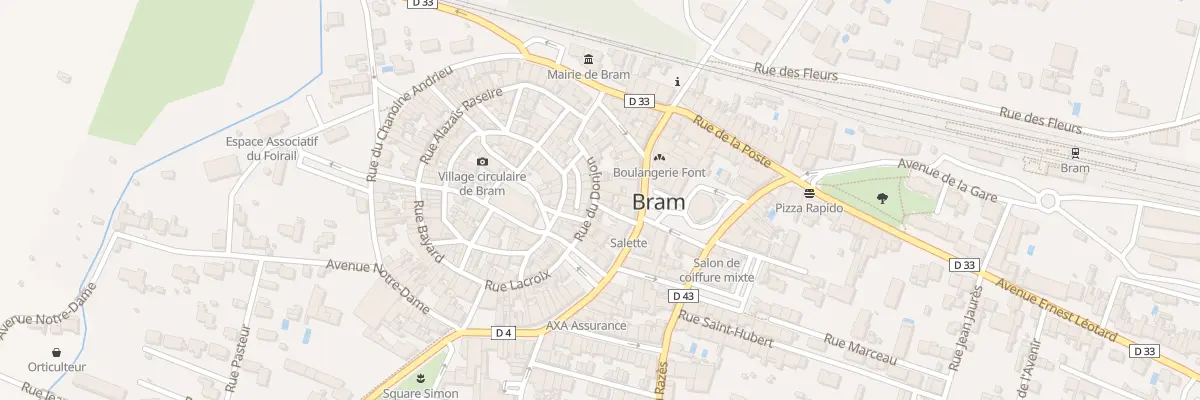 Plan du 1 Rue de l’Union à Bram