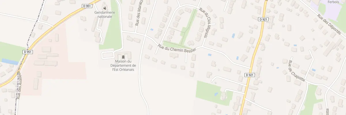 Plan du 5 Rue du Chemin Bessier à Jargeau