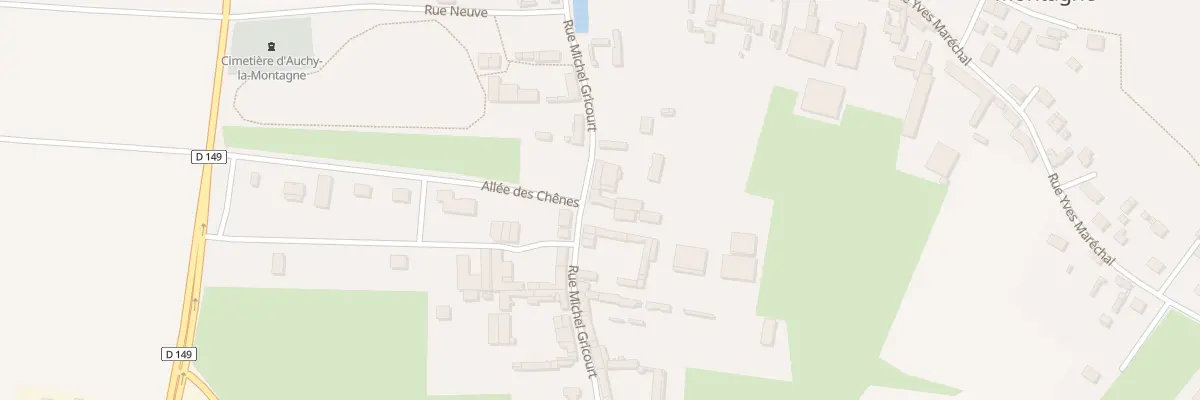 Plan du 11 Rue Michel Gricourt à Auchy-la-Montagne