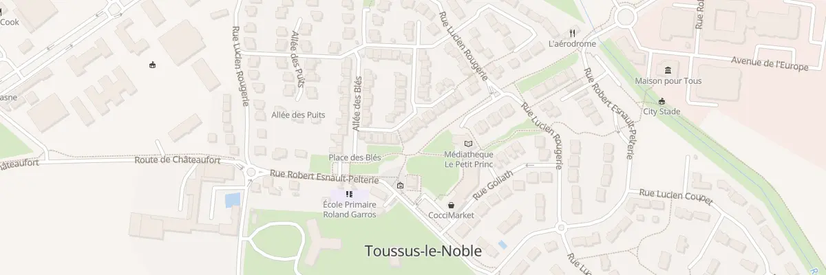 Plan du 17 All des Moissons à Toussus-le-Noble
