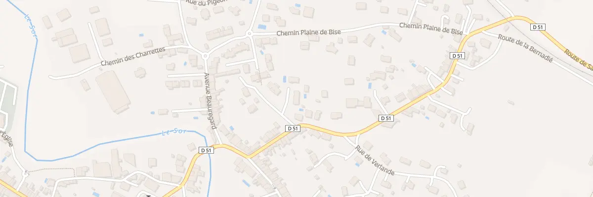 Plan du 2 Imp Av de Castres à Sémalens