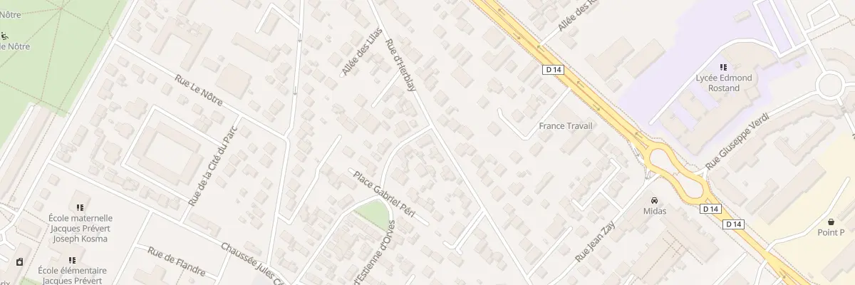 Plan du 46 Rue d’Herblay à Saint-Ouen-l’Aumône
