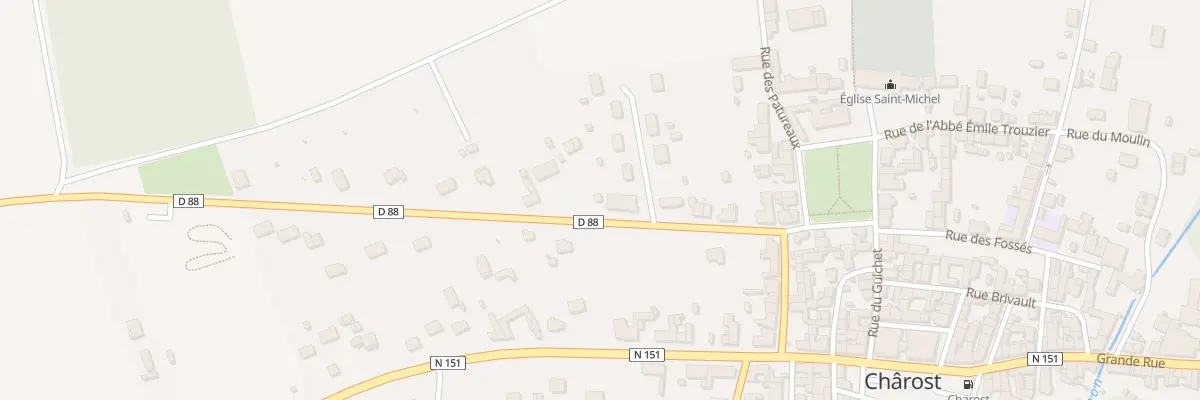 Plan du 22 Rue Bethune Charost à Chârost