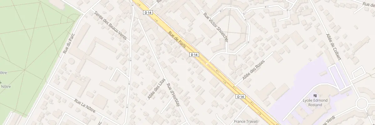 Plan du 34 Rue de Paris à Saint-Ouen-l’Aumône