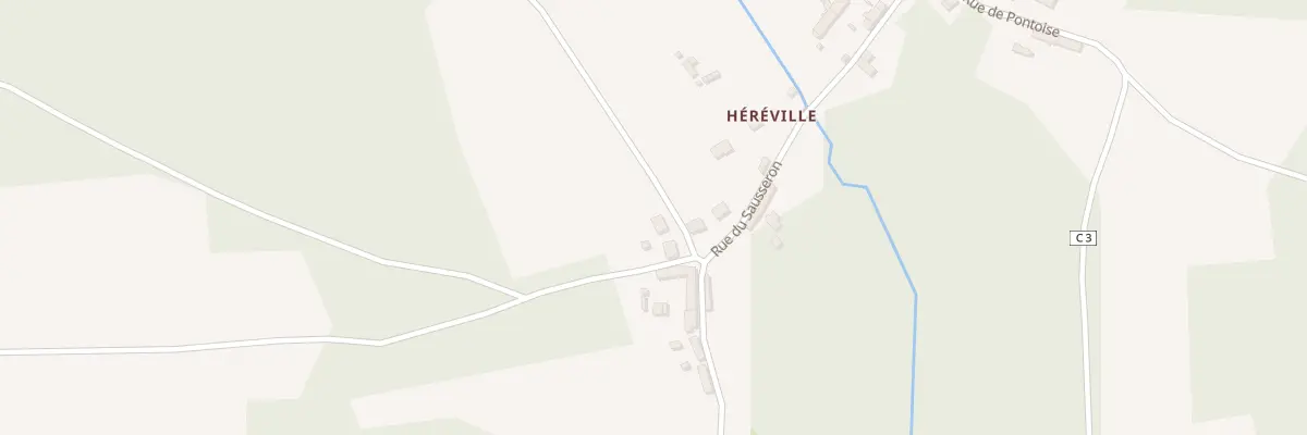 Plan du 5001 Le Fond de Bourbon à Arronville