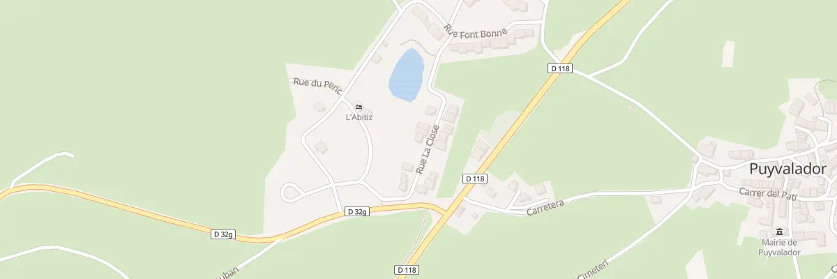 Plan du 12 Rue la Close à Puyvalador