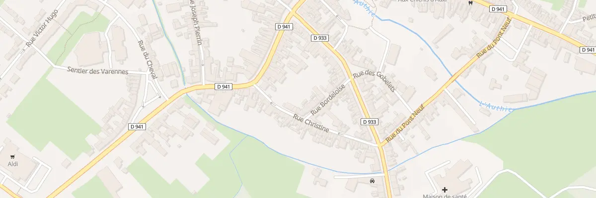 Plan du 20 Rue Bordeloise à Auxi-le-Château
