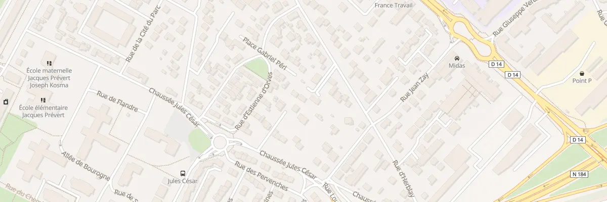 Plan du 46B Chs Jules César à Saint-Ouen-l’Aumône