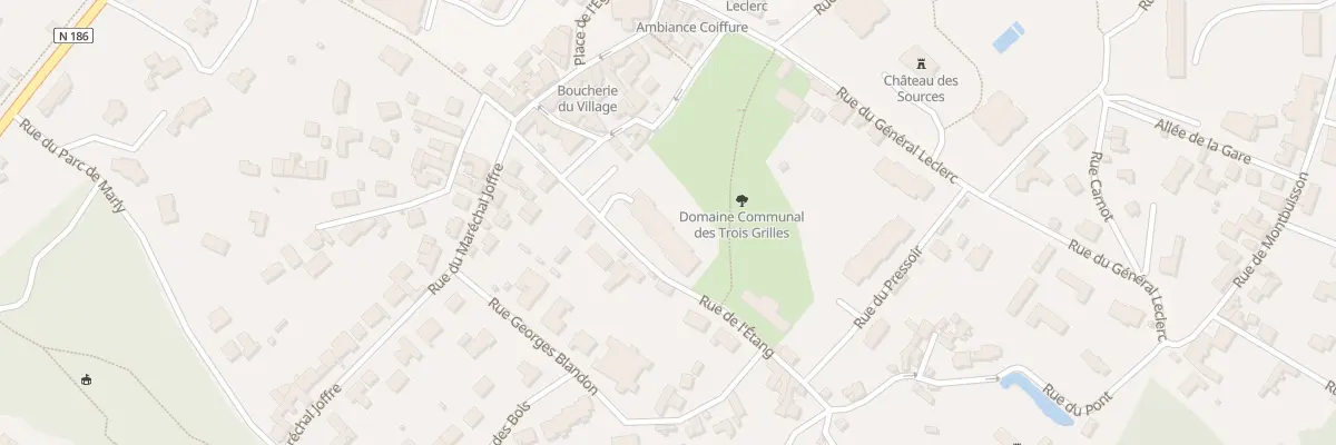 Plan du 8 Rue de l’Etang à Louveciennes