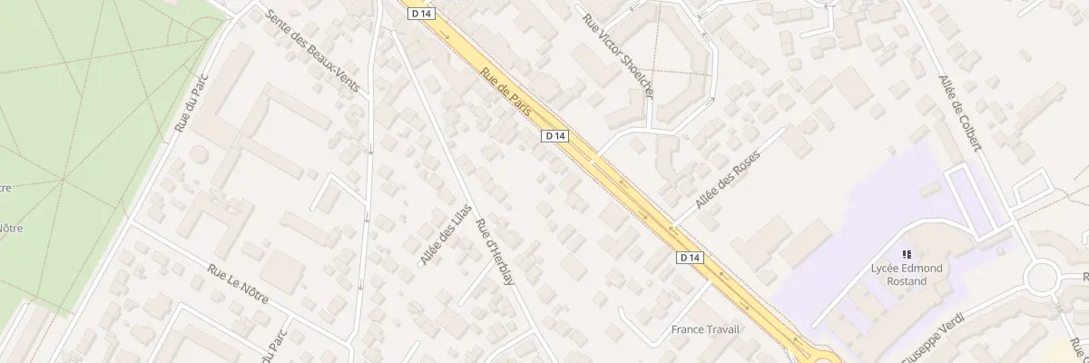 Plan du 38 Rue de Paris à Saint-Ouen-l’Aumône