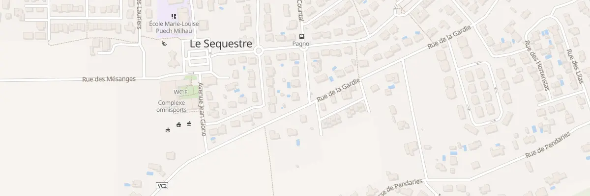 Plan du 21 Rue Camp Countal au Sequestre