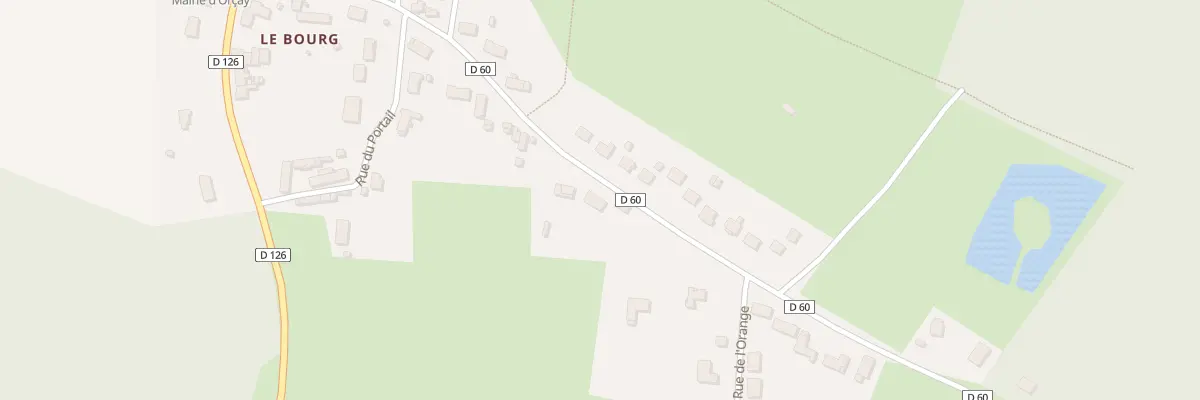 Plan du 26 Rte du Grand Village à Orçay