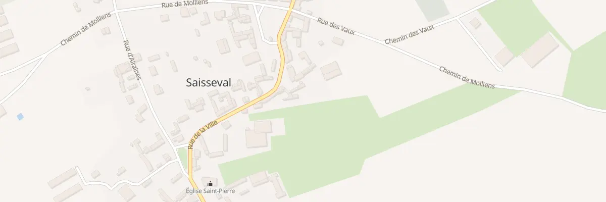 Plan du 12 Rue de la Ville à Saisseval
