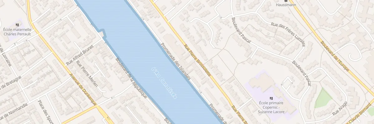 Plan du 92 Rue Pierre Brossolette à Gravelines