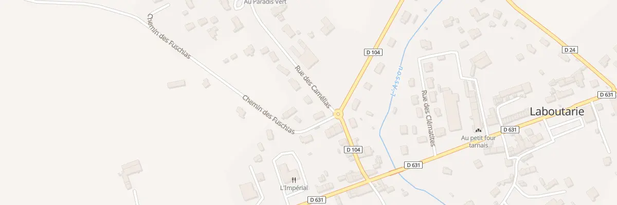 Plan du 3 Rue des Camélias à Laboutarie