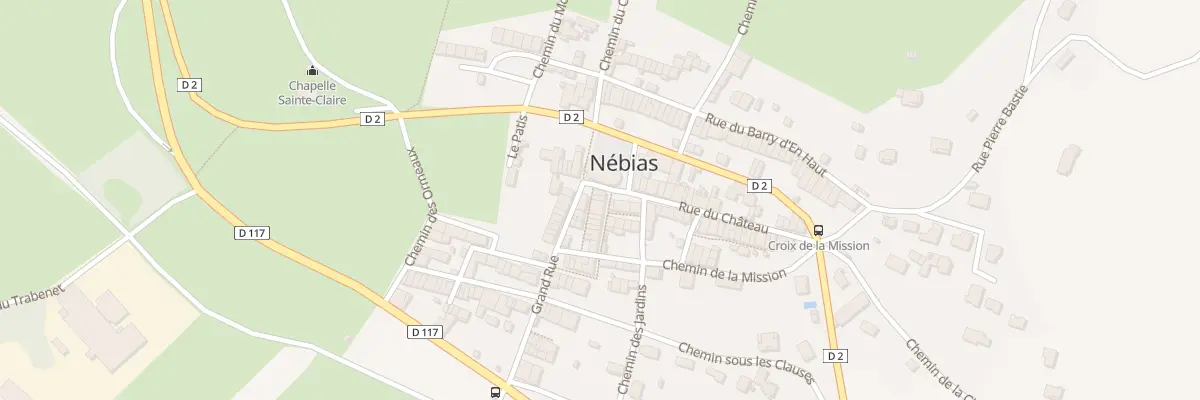 Plan du 70A Le Village à Nébias