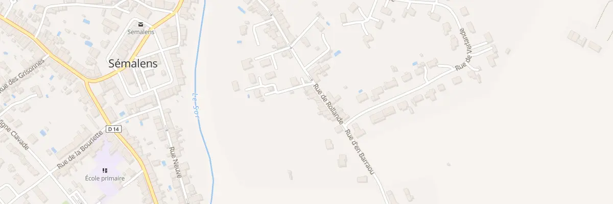 Plan du 36 Rue de Rollande à Sémalens