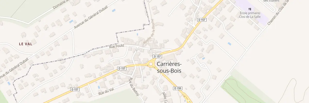 Plan du 3 Rue Fould au Mesnil-le-Roi