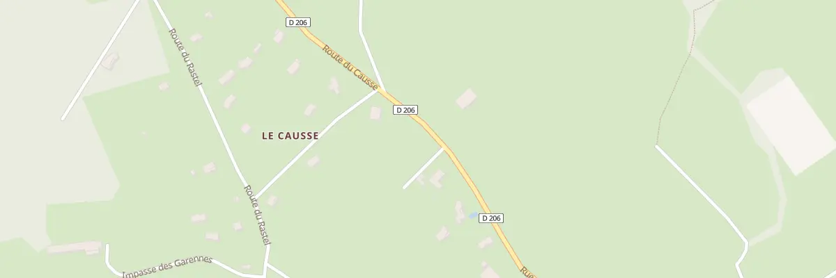 Plan du 5985F Le Causse à Saint-Félix
