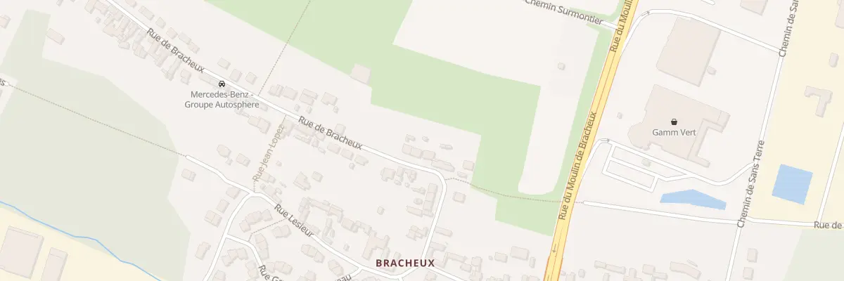 Plan du 75 Rue de Bracheux à Beauvais