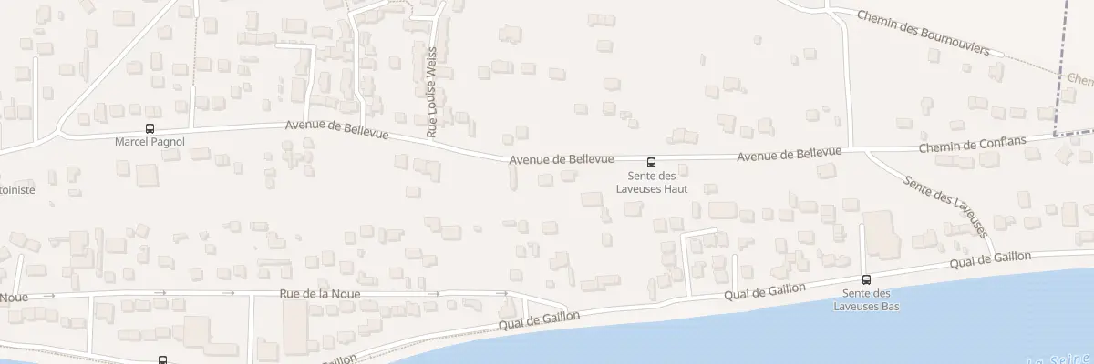 Plan du 108 Av de Bellevue à Conflans-Sainte-Honorine