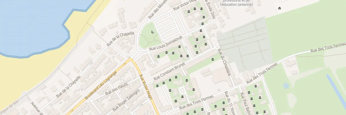 Plan du 23 Rue Constant Brunet à Gravelines