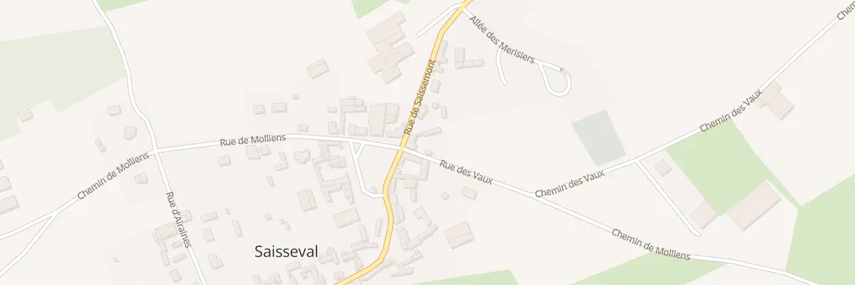 Plan du 2 Rue de Saissemont à Saisseval