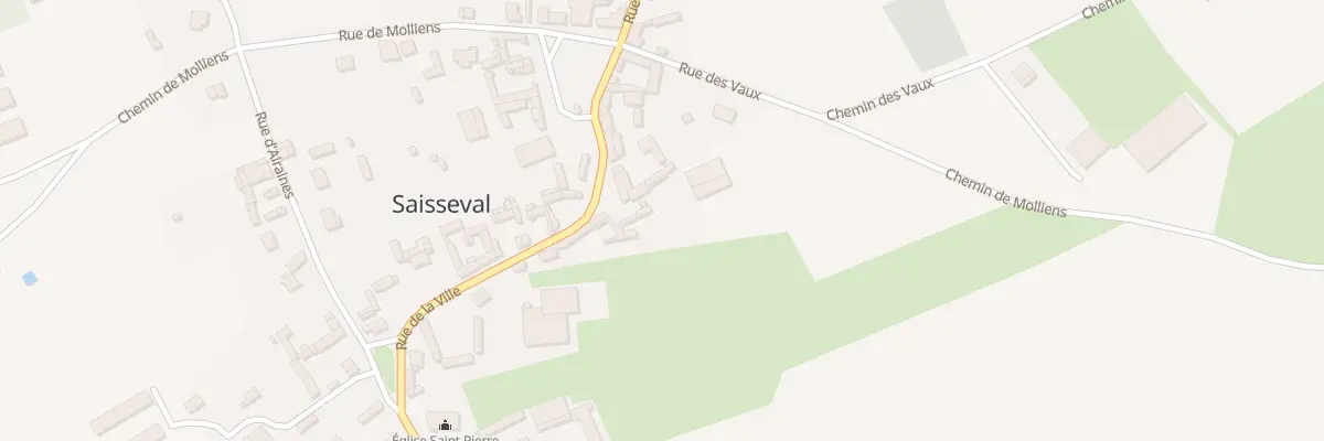 Plan du 16 Rue de la Ville à Saisseval
