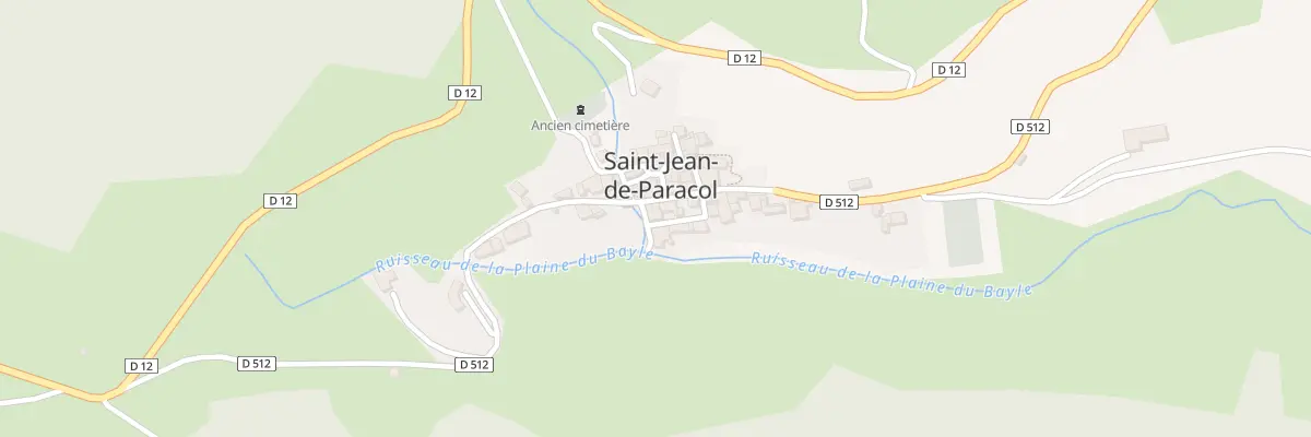Plan du 35 Le Village à Saint-Jean-de-Paracol