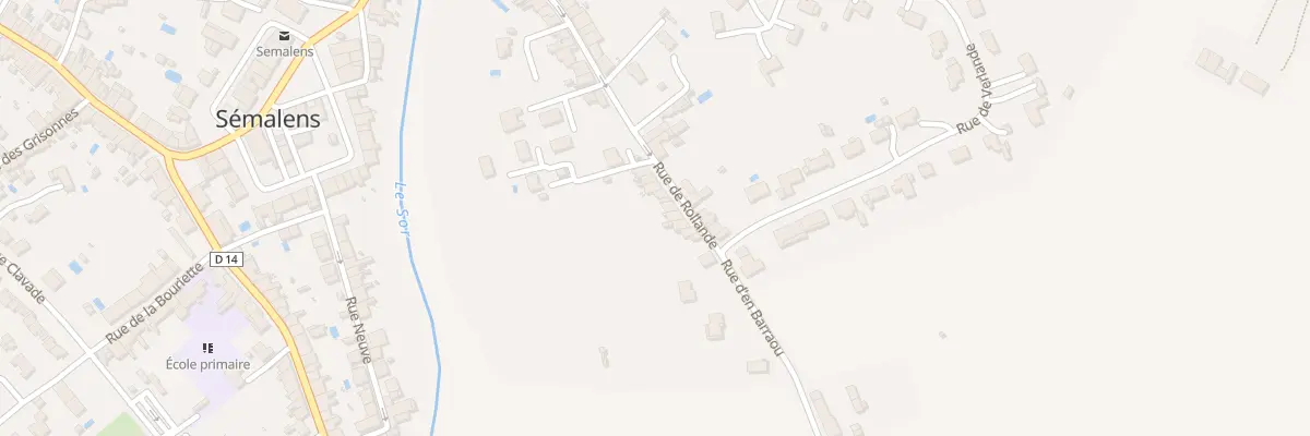 Plan du 54 Rue de Rollande à Sémalens