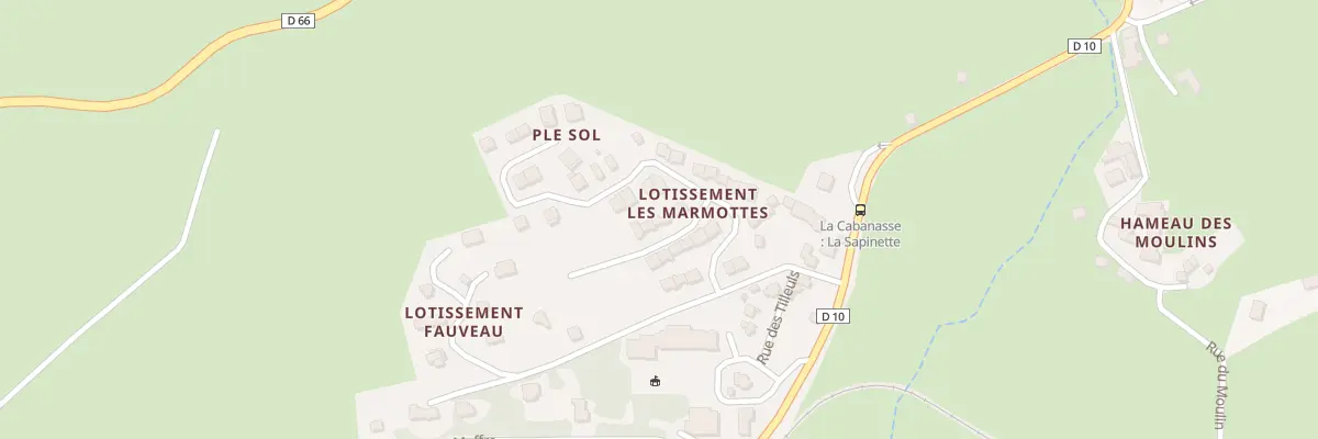 Plan du 6 Imp des Cerfs à La Cabanasse
