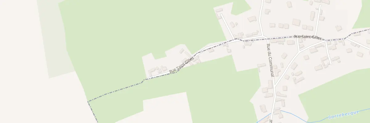 Plan du 7 Rue Saint Gilles à Muncq-Nieurlet
