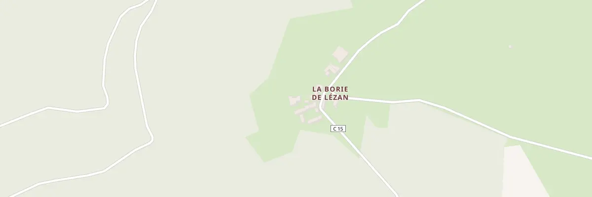 Plan du 5313 La Borie de Lezan à Montirat