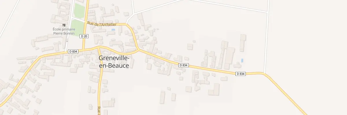Plan du 15 Rue du Bout de la Ville à Greneville-en-Beauce