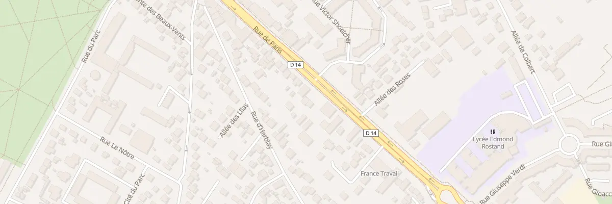 Plan du 44 Rue de Paris à Saint-Ouen-l’Aumône
