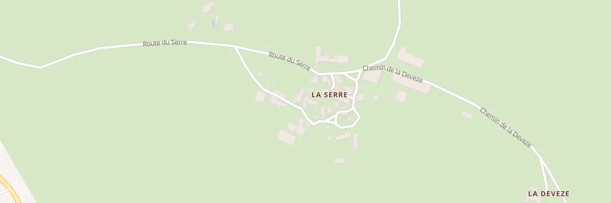 Plan du 5495 Le Serre La Bastide-L’Eveq au Bas Ségala