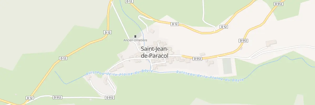 Plan du 6 Le Village à Saint-Jean-de-Paracol