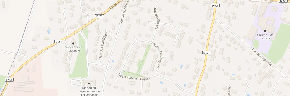 Plan du 19 Rue du Clos Mignois à Jargeau